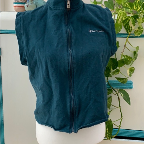 Champion Green Vest 💚 Athleisure Vest, Sporty Vest - Picture 5 of 7